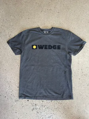 15th St Men's WEDGE CREW Short Sleeve T  BLACK COAL