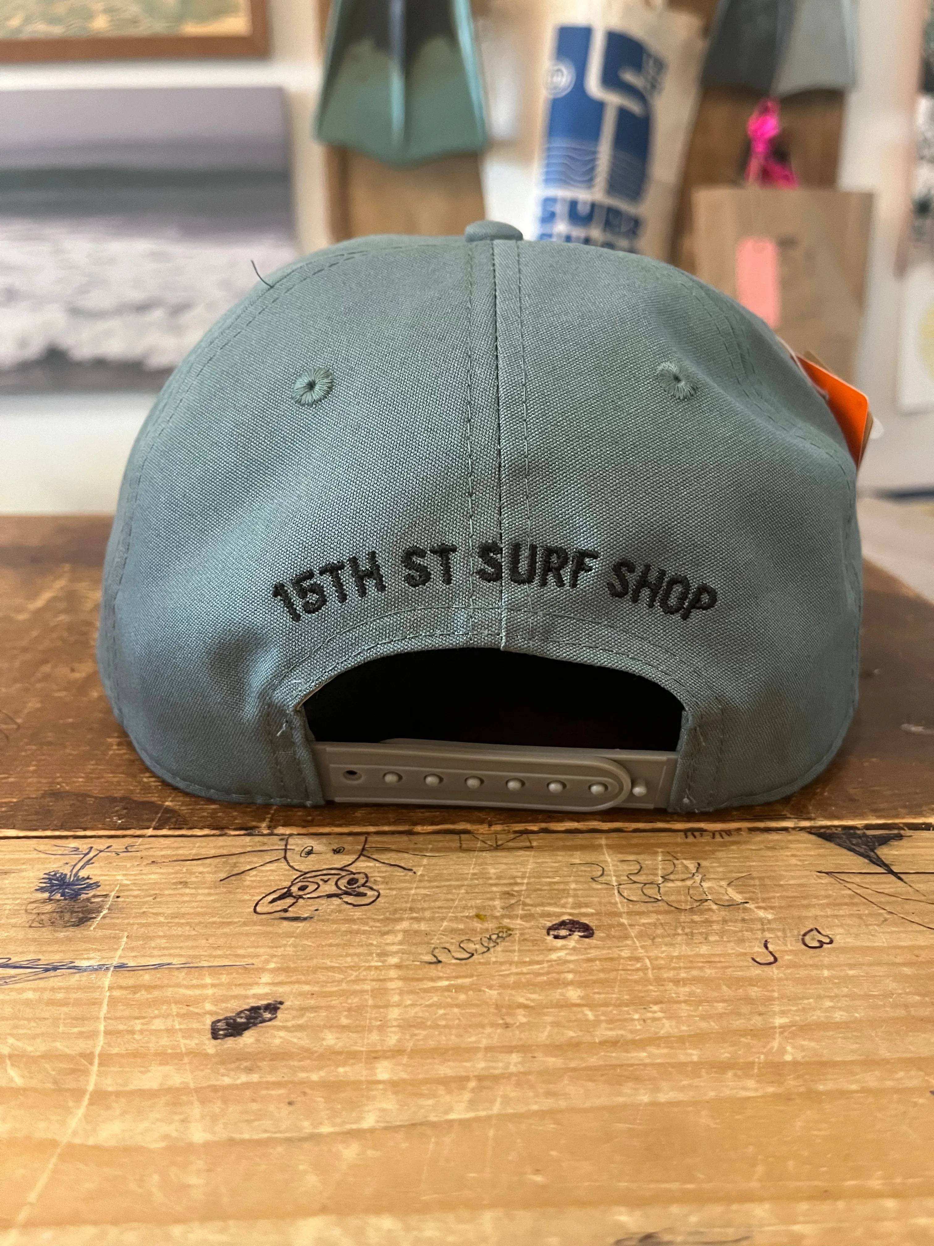 15th St WEDGE Cotton Twill Snap Back Hat MULTIPLE COLORS!