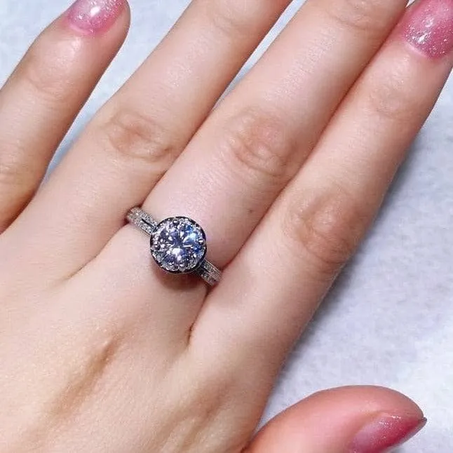 1ct High Blossom Design Diamond Ring