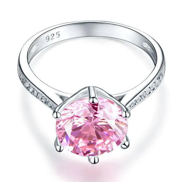 3.0 Ct Pink Diamond Engagement Ring