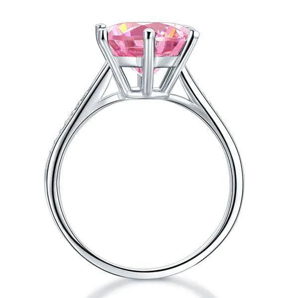 3.0 Ct Pink Diamond Engagement Ring