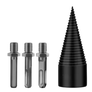 32mm Log Splitter Set, Round, Hex, Square
