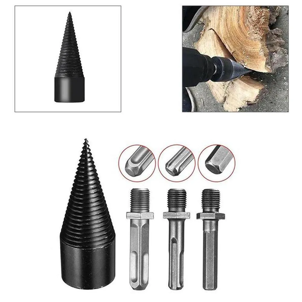 32mm Log Splitter Set, Round, Hex, Square