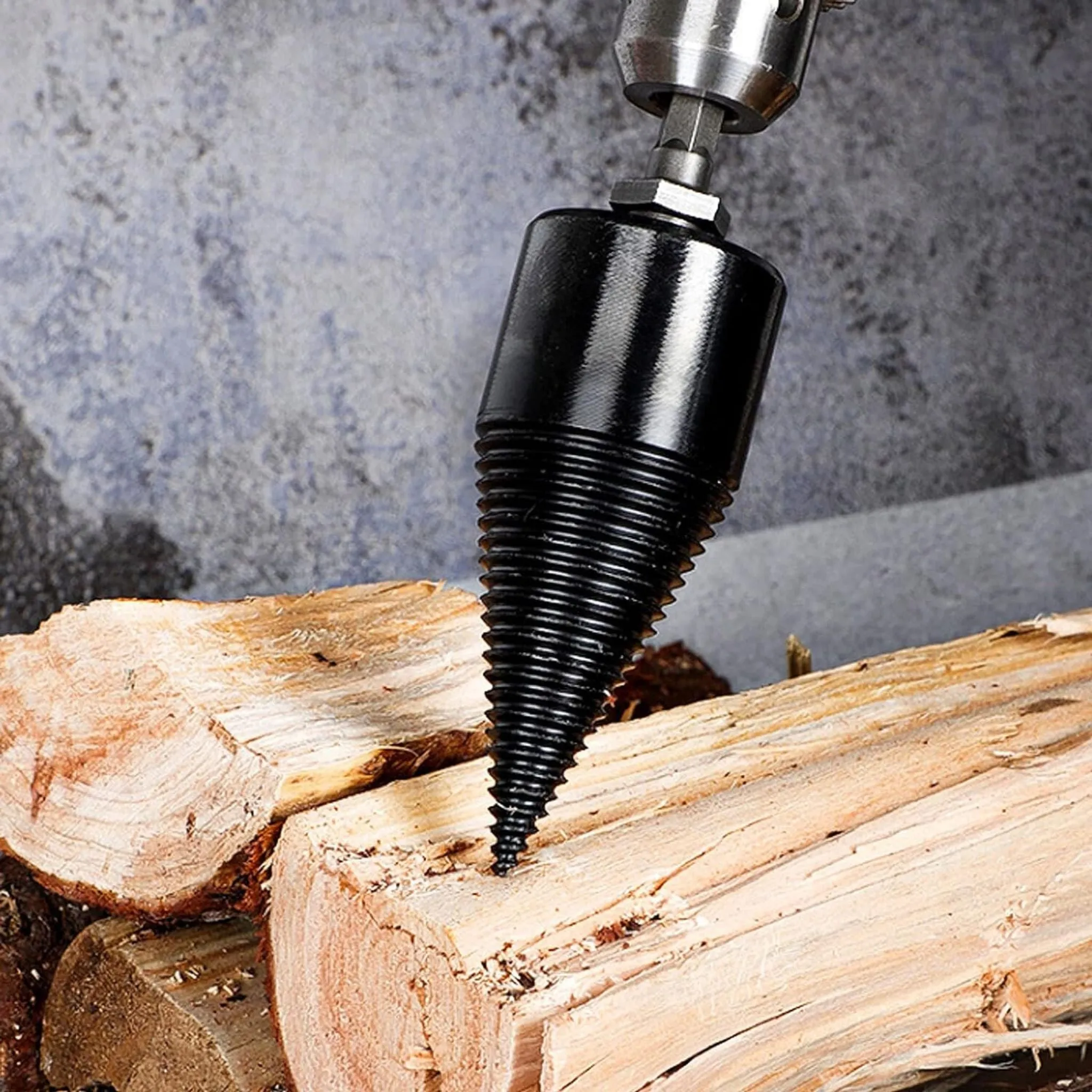 32mm Log Splitter Set, Round, Hex, Square
