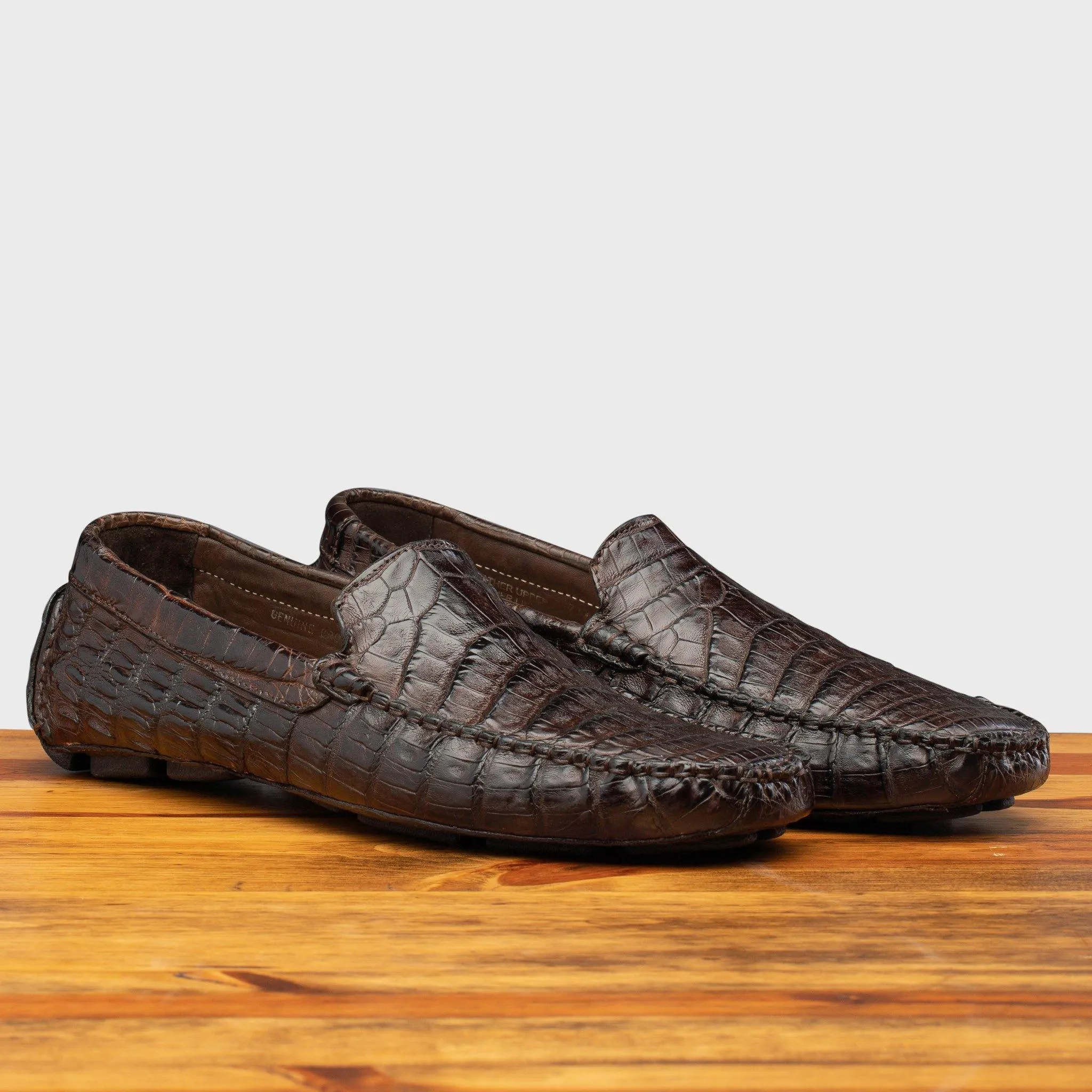4551 Calzoleria Toscana  Men's Crocodile Dip-Dyed Driver