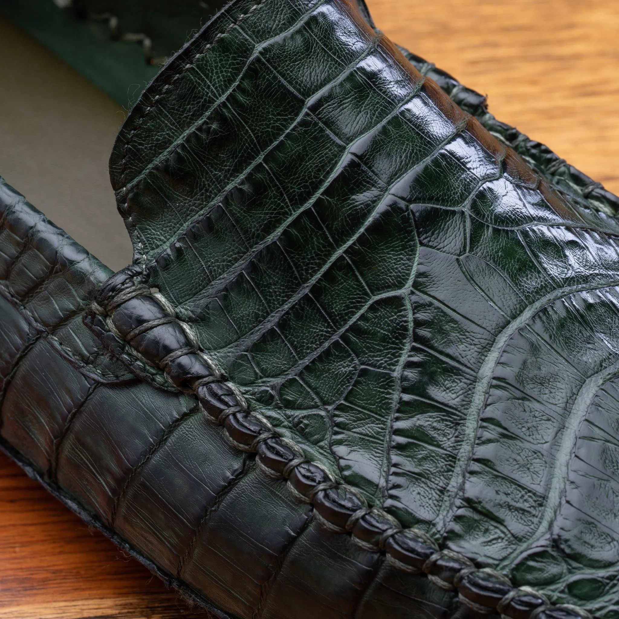 4551 Calzoleria Toscana  Men's Crocodile Dip-Dyed Driver