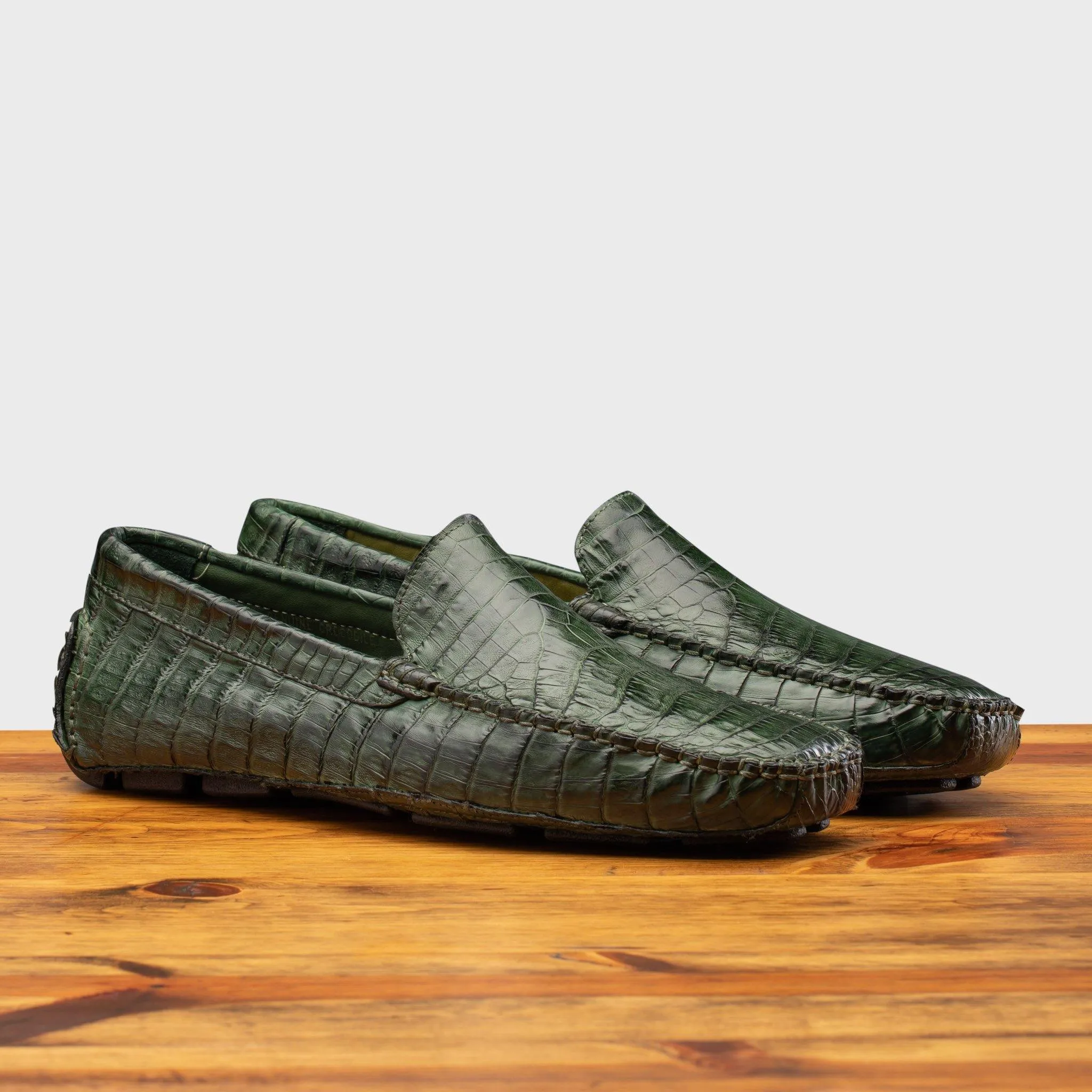 4551 Calzoleria Toscana  Men's Crocodile Dip-Dyed Driver