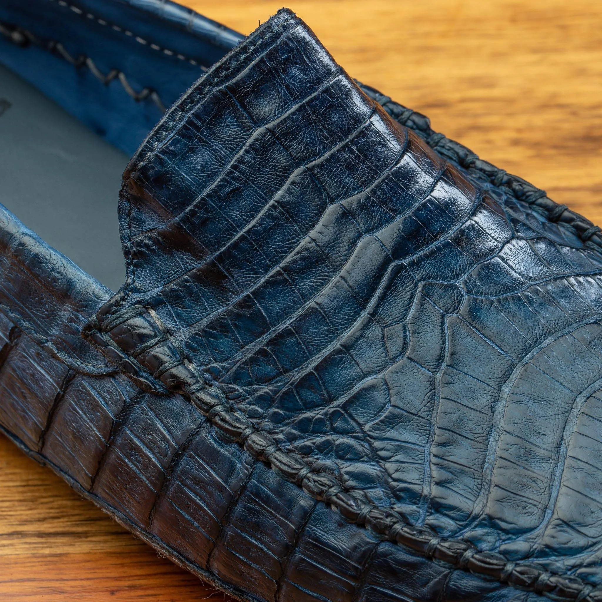 4551 Calzoleria Toscana  Men's Crocodile Dip-Dyed Driver