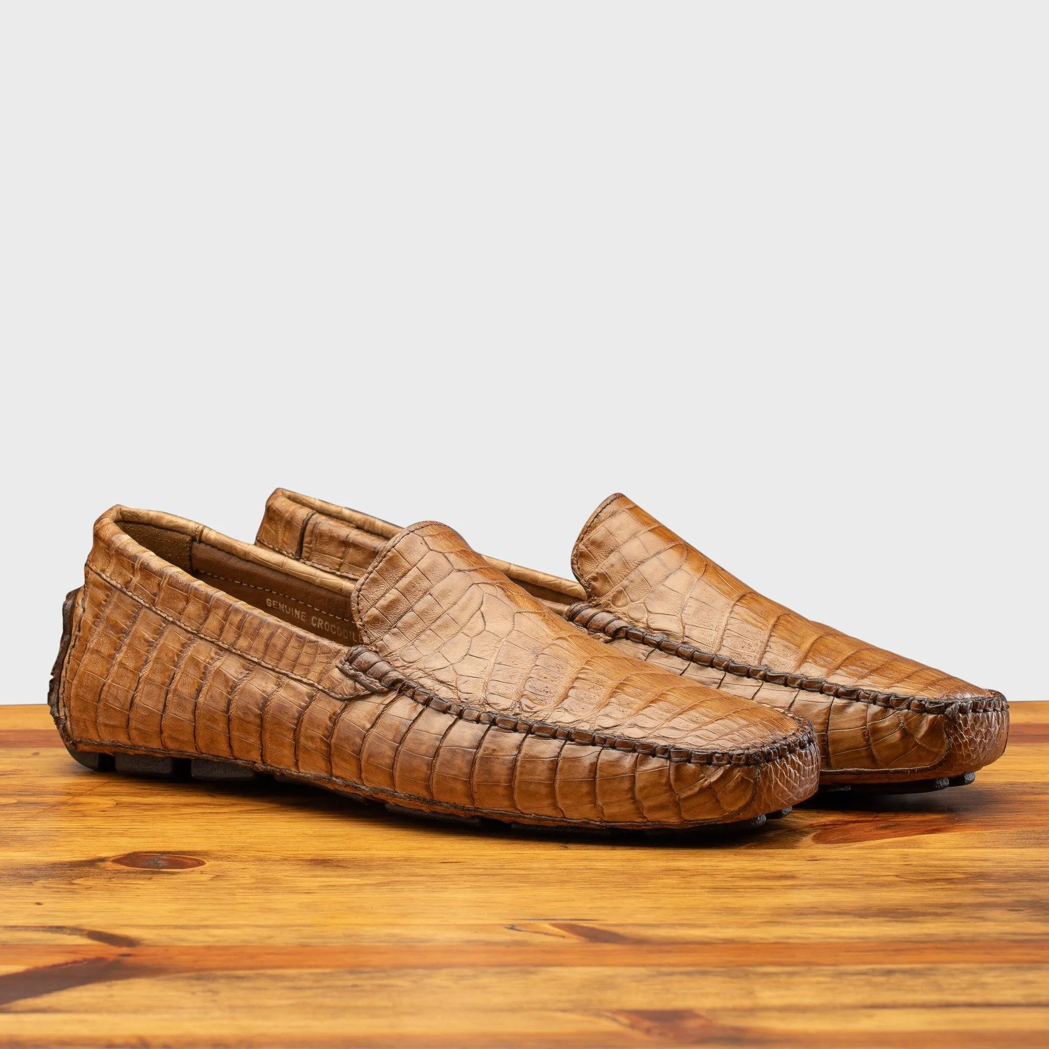 4551 Calzoleria Toscana  Men's Crocodile Dip-Dyed Driver