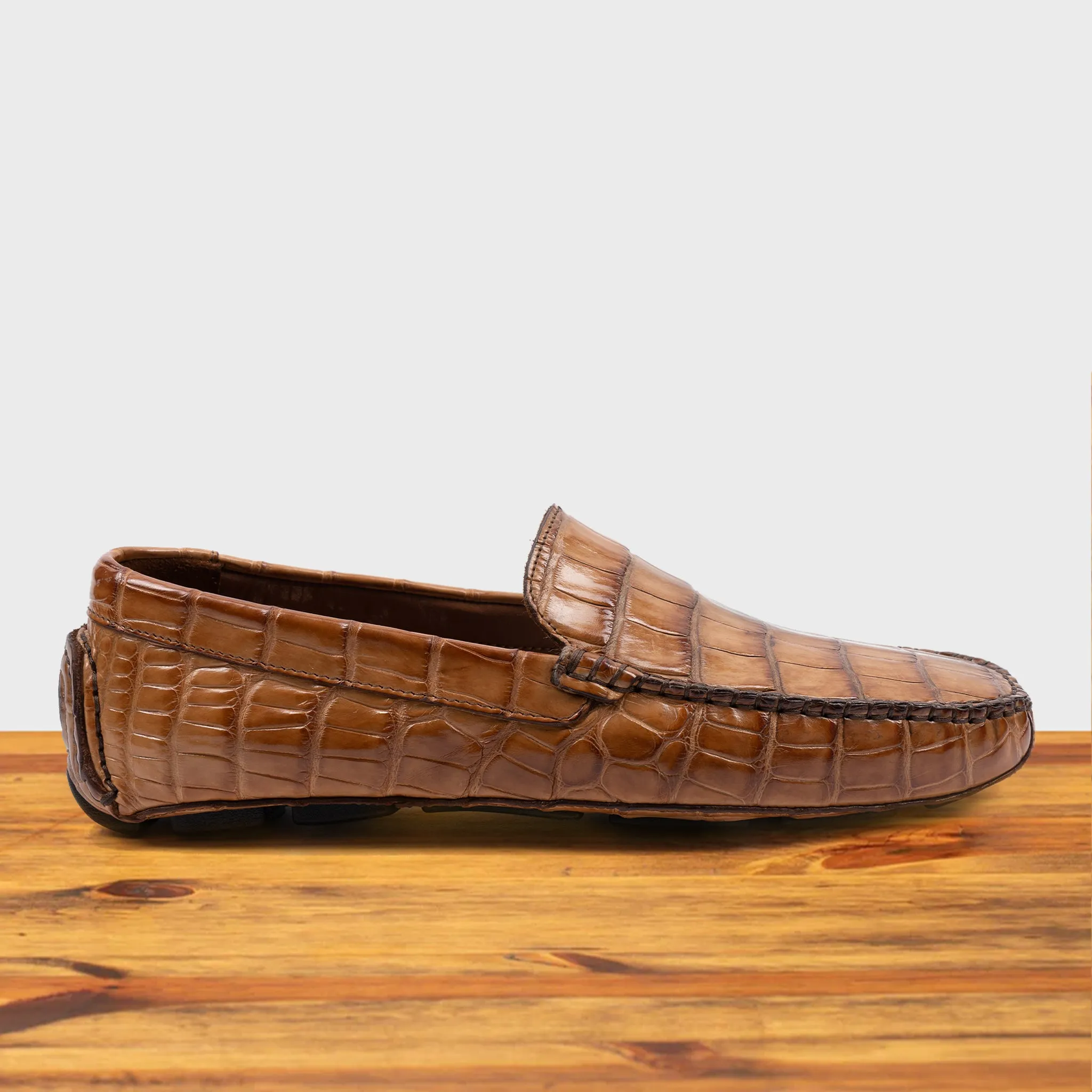 5124 Calzoleria Toscana Men's Nile Crocodile Driver