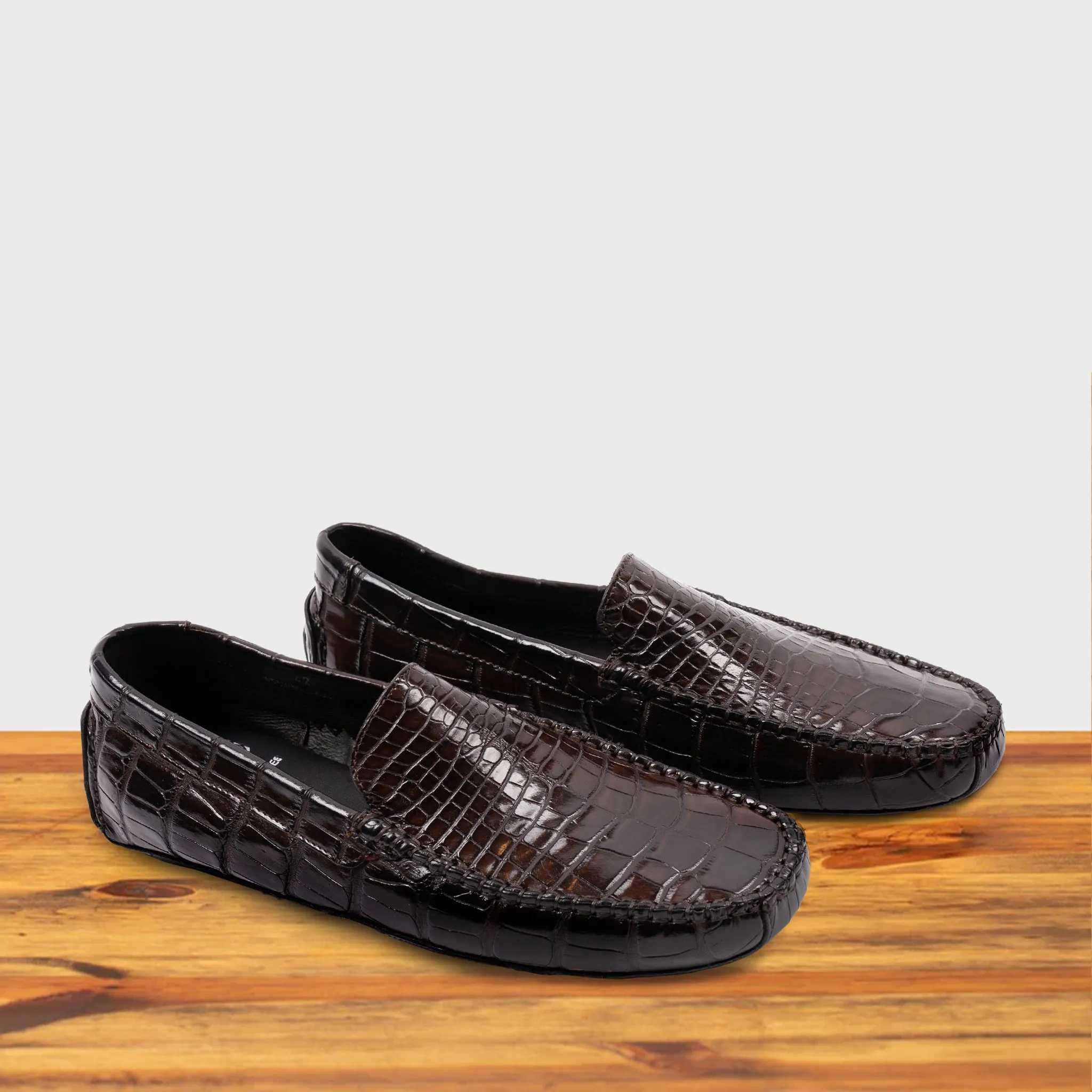 5124 Calzoleria Toscana Men's Nile Crocodile Driver