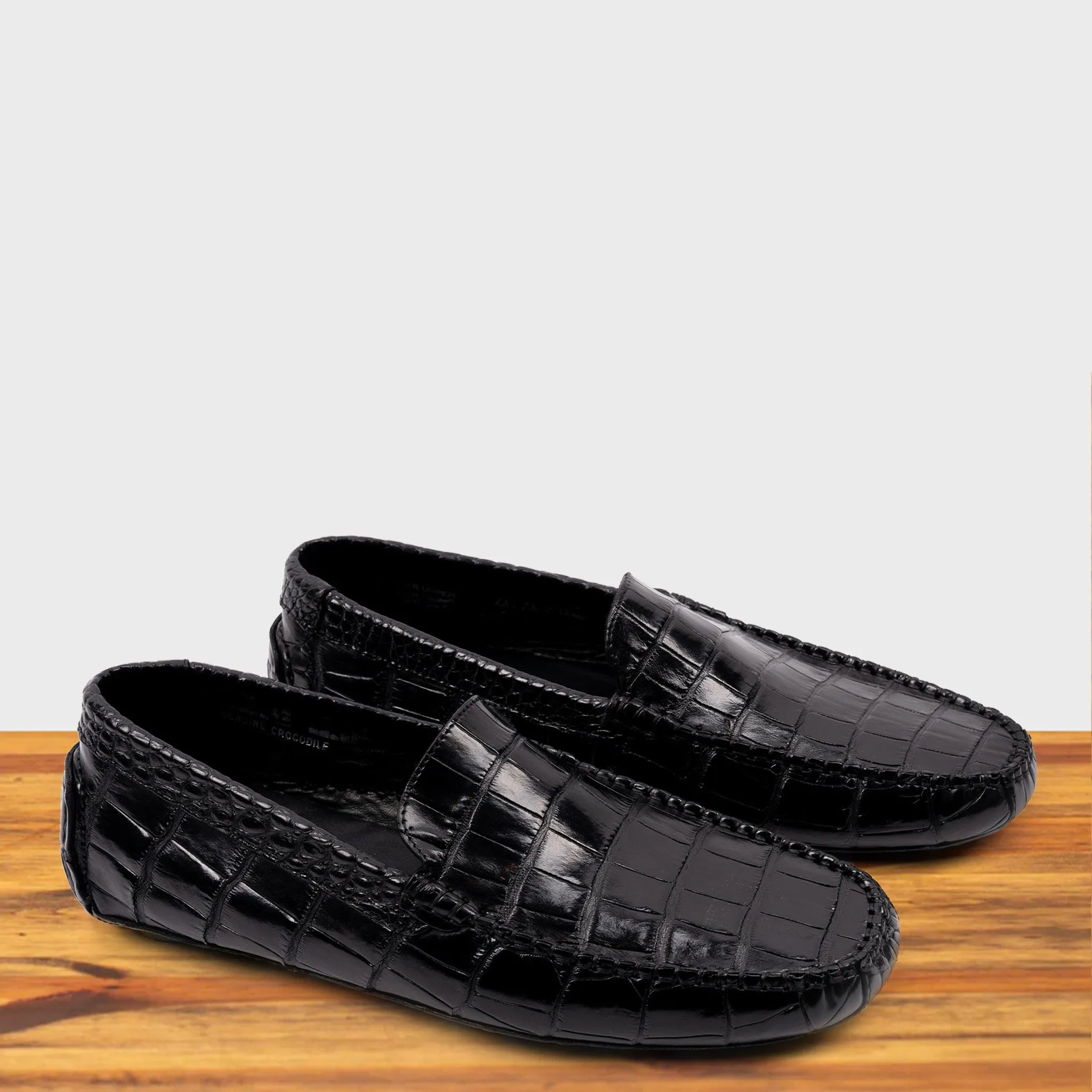 5124 Calzoleria Toscana Men's Nile Crocodile Driver