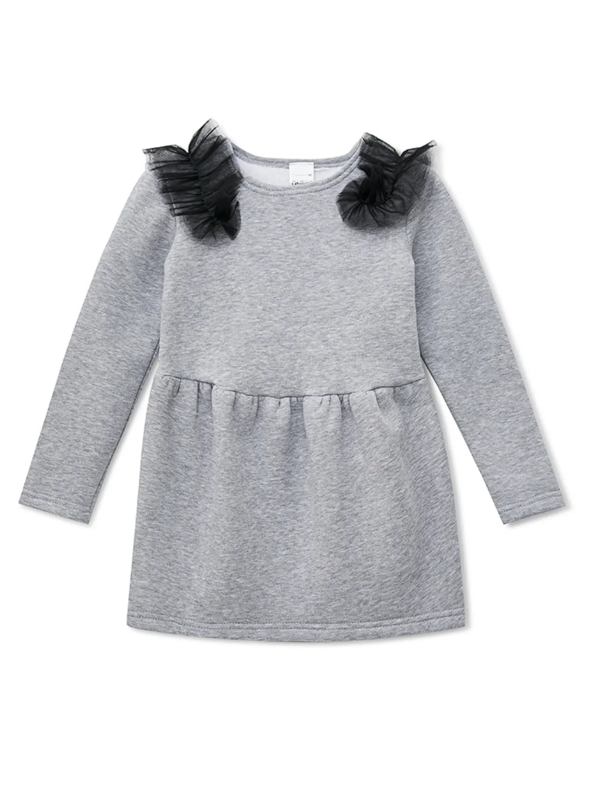 Adorable Grey Casual Tunic by Kids Couture