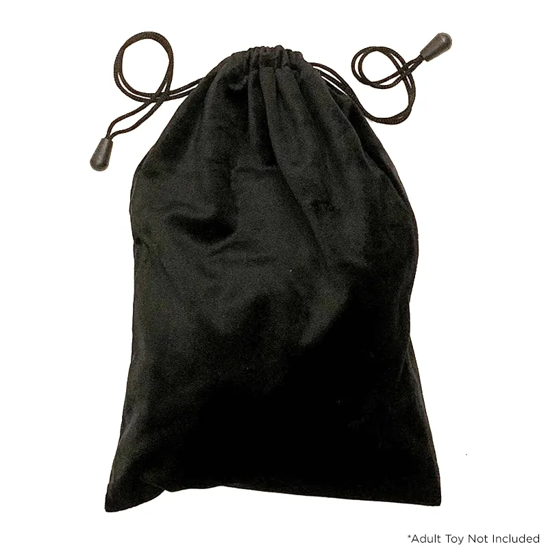 Adult Toy Pouch - Velvet Black