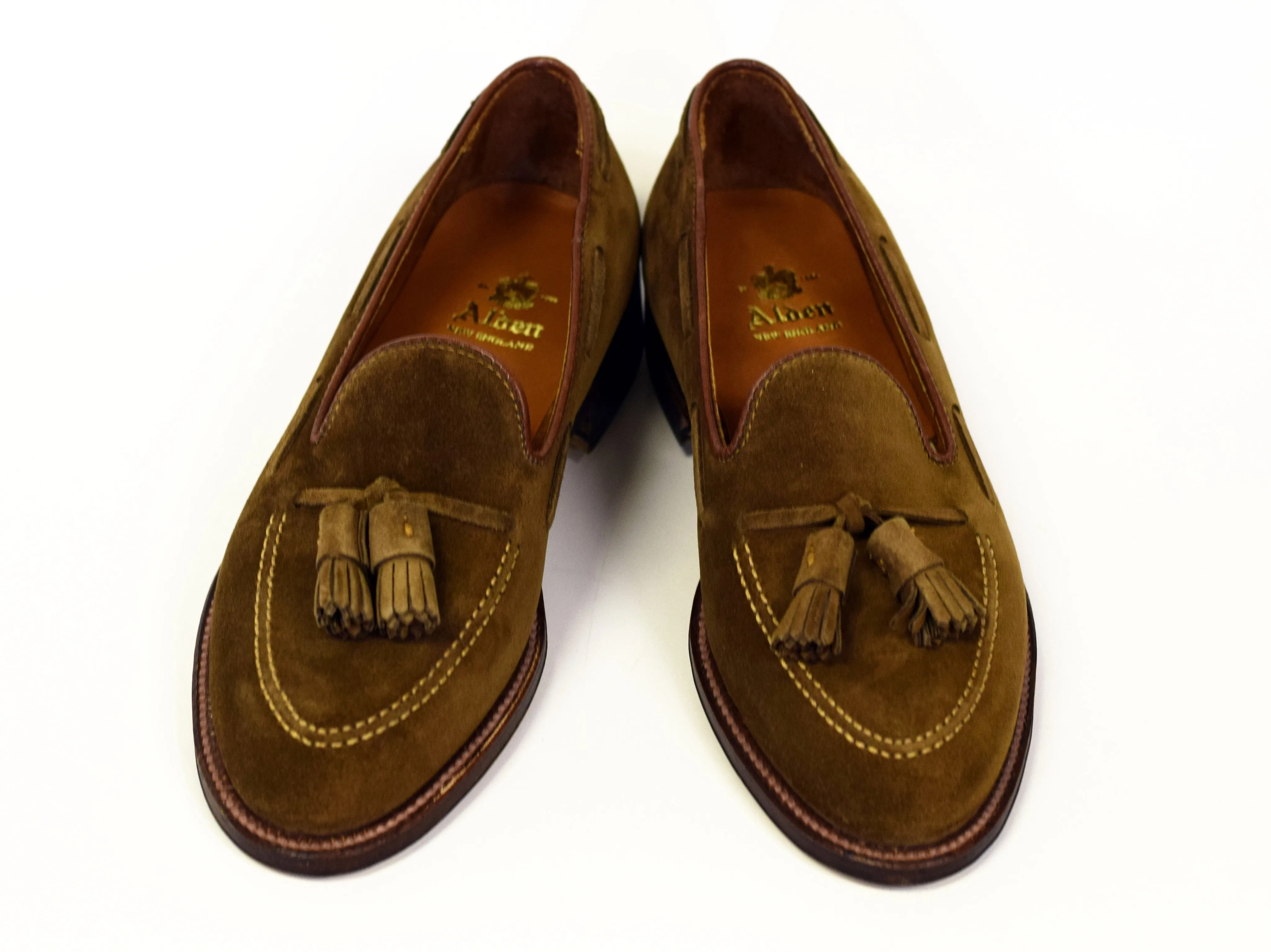 Alden 3403 Snuff Suede Tassel Moccassin