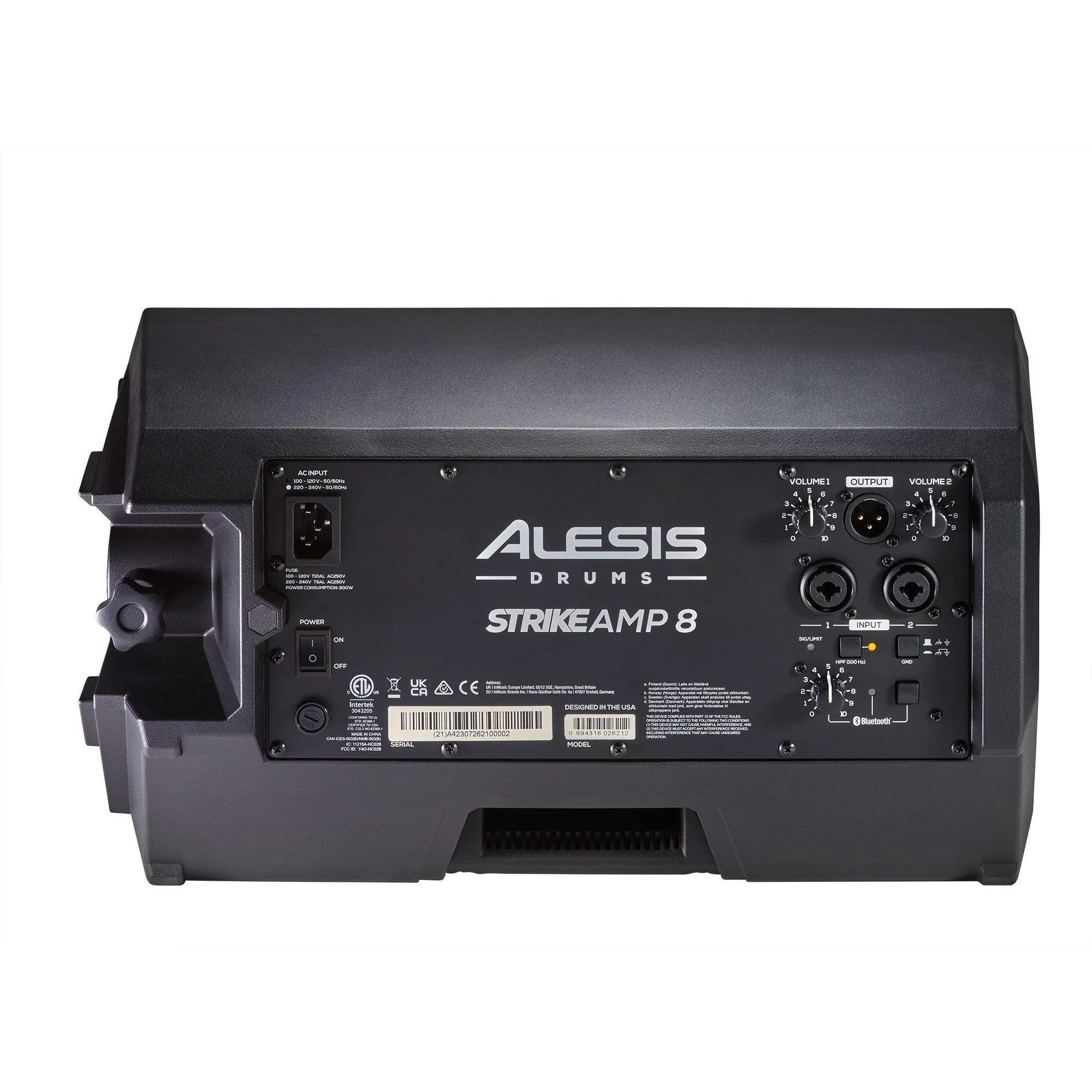 Alesis STRIKEAMP8MKII  2000-Watt Electronic Drum Amplifier with Bluetooth