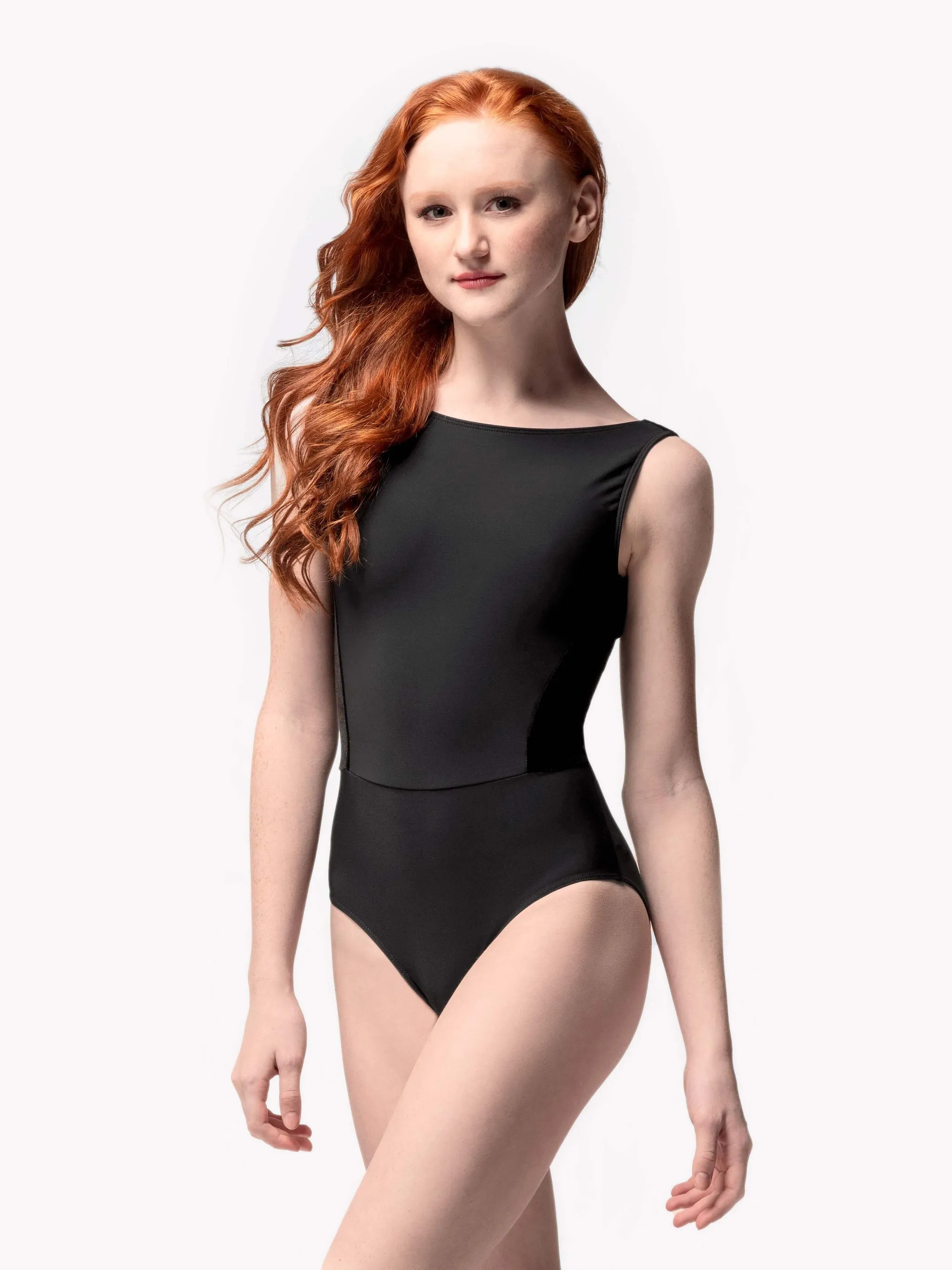 Allison Black Velvet Leotard