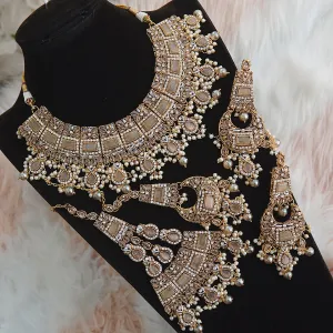 Antique Golden Bridal Wear Set