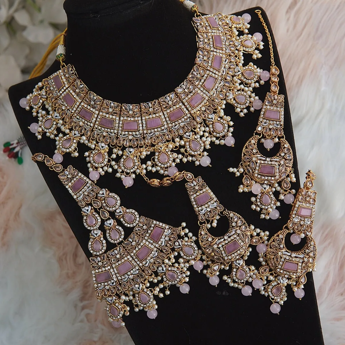 Antique Golden Bridal Wear Set