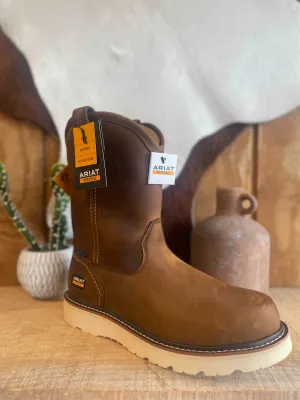 Ariat Men’s Rebar Wedge Pull-On Waterproof Work Boot