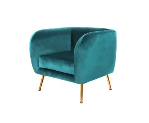 Armchair Lounge Sofa Arm Chair Accent Chairs Armchairs Couch Velvet Green