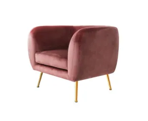 Armchair Lounge Sofa Arm Chair Accent Chairs Armchairs Couch Velvet Pink