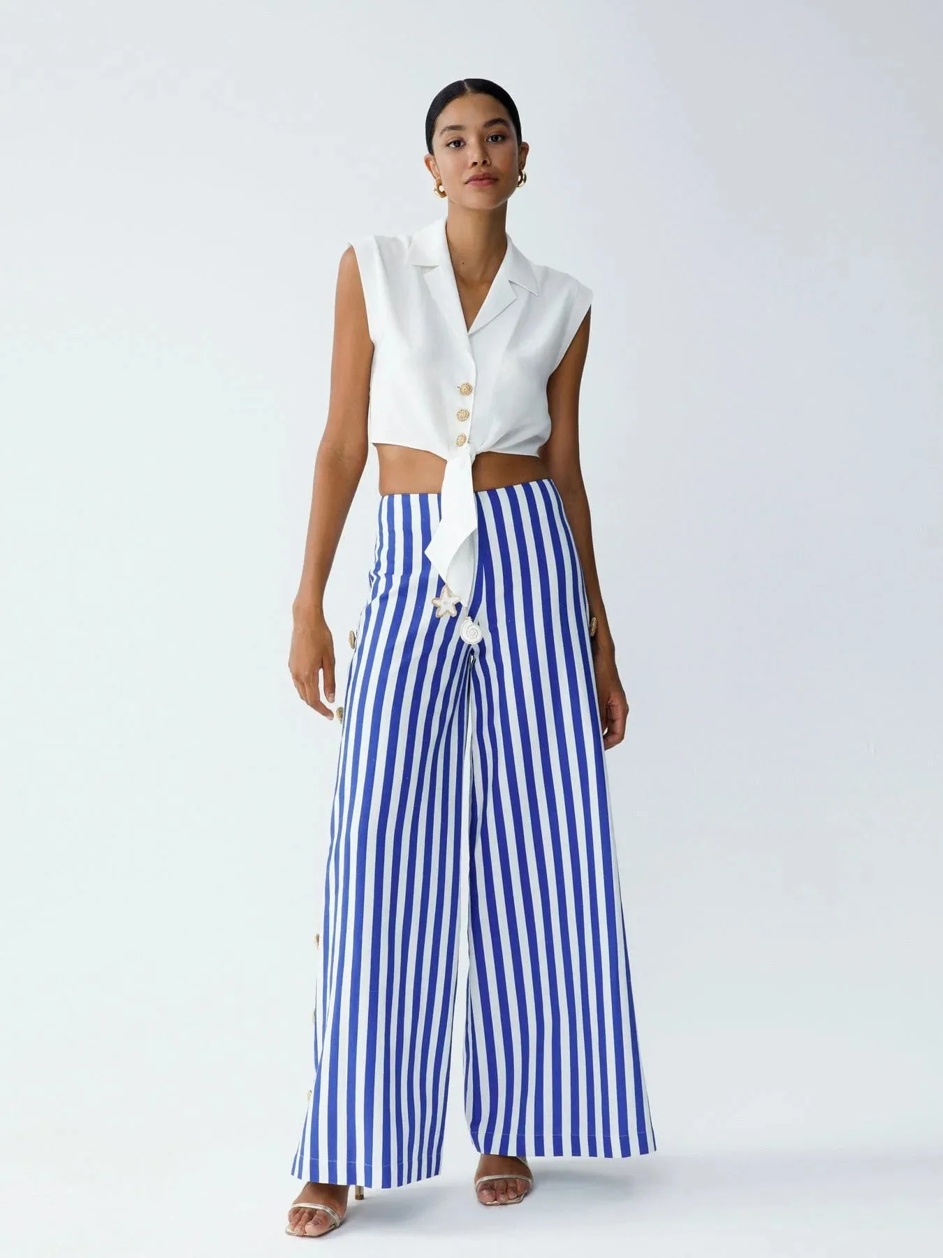 Audrey Tiefront Halter Top