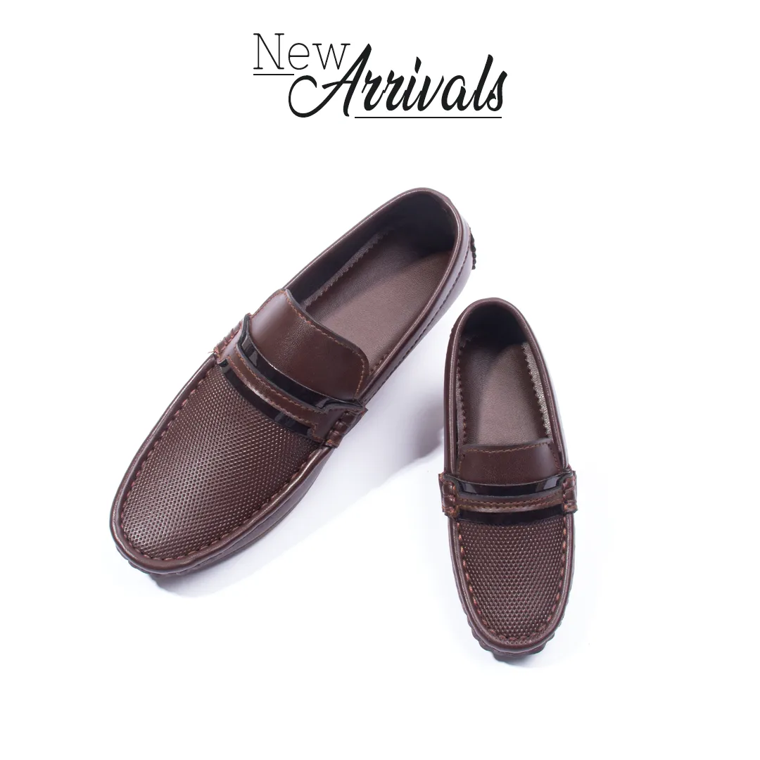 Baby Boy Brown Belt Fancy Loafers