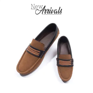 Baby Boy Mustard Fancy Loafers