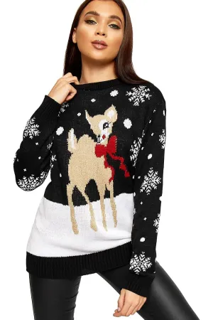Baggy Reindeer Christmas Jumper