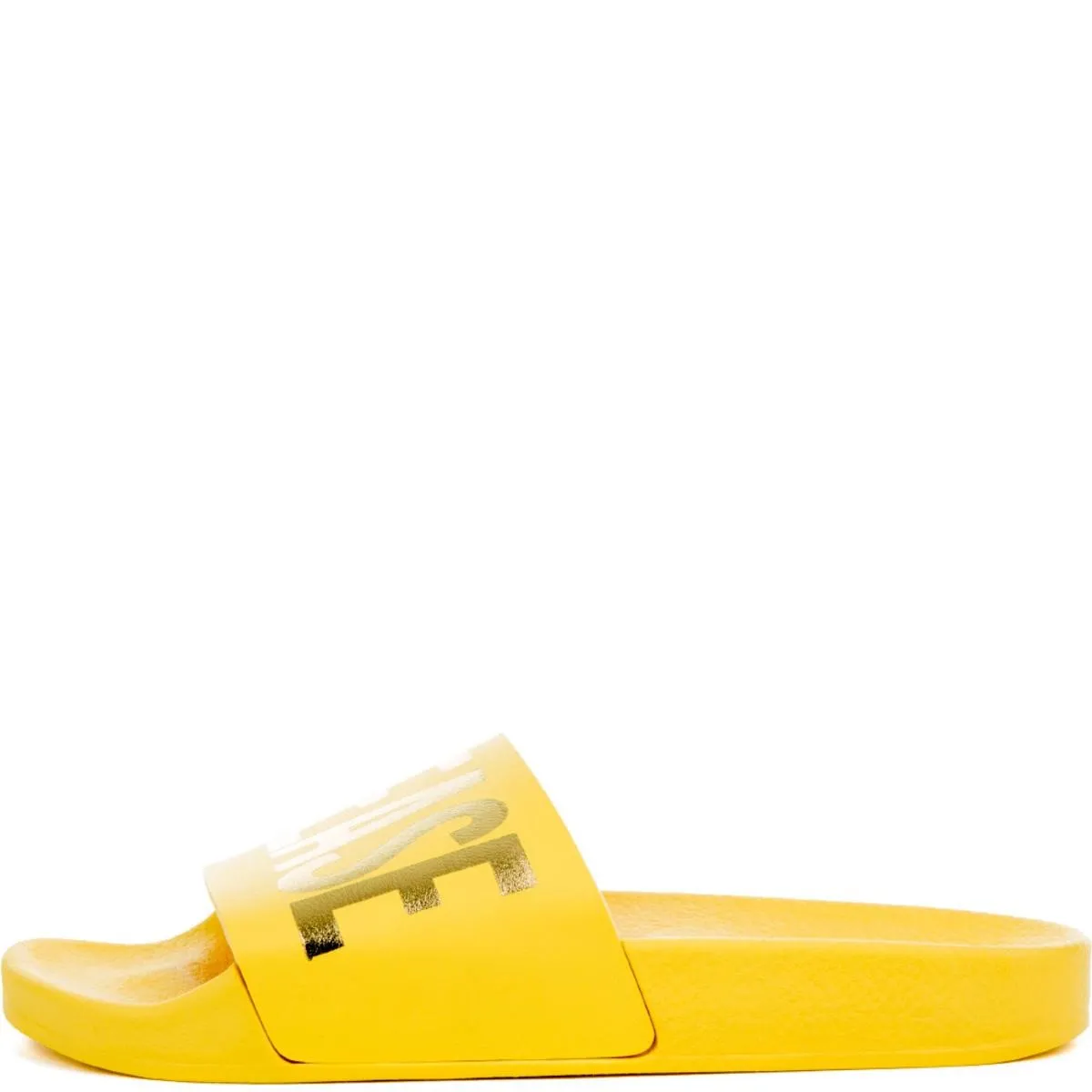 Beach Please Slides in Yellow Yellow/Gold