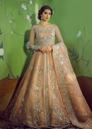 Beautiful Heavy Bridal Maxi in Soft Peach # B1994