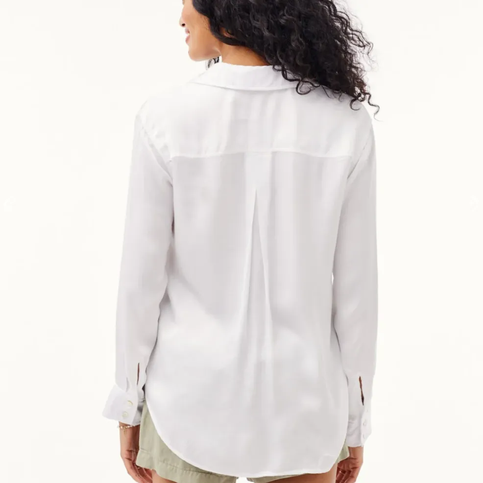 Bella Dahl Side Slit Button Down Shirt