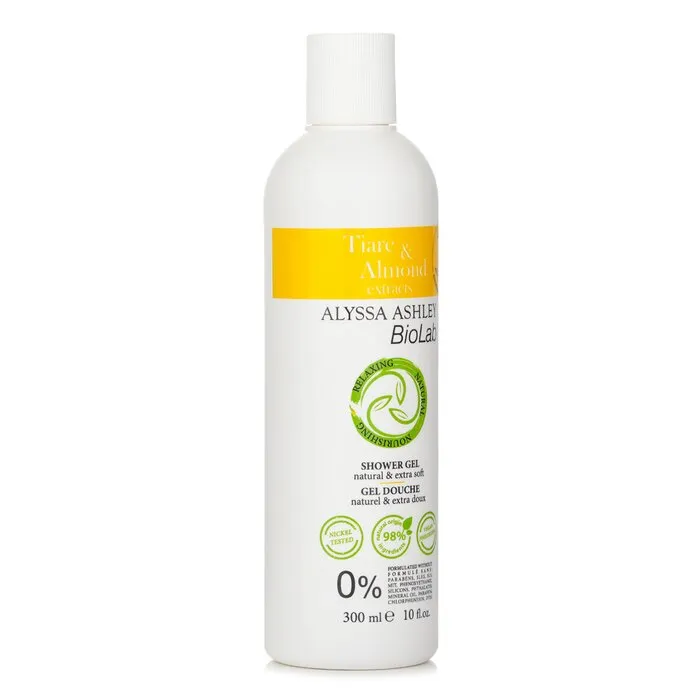 Biolab Tiarè &amp; Almond Shower Gel - 300ml/10oz