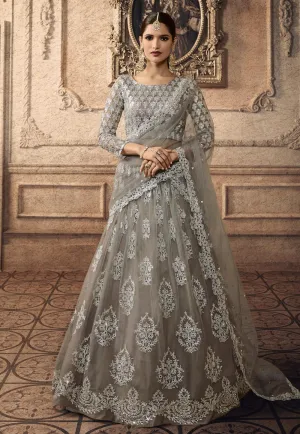 Biscuit Beige Festive Lehenga Choli Set