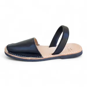 Black Napa Avarca Sandals