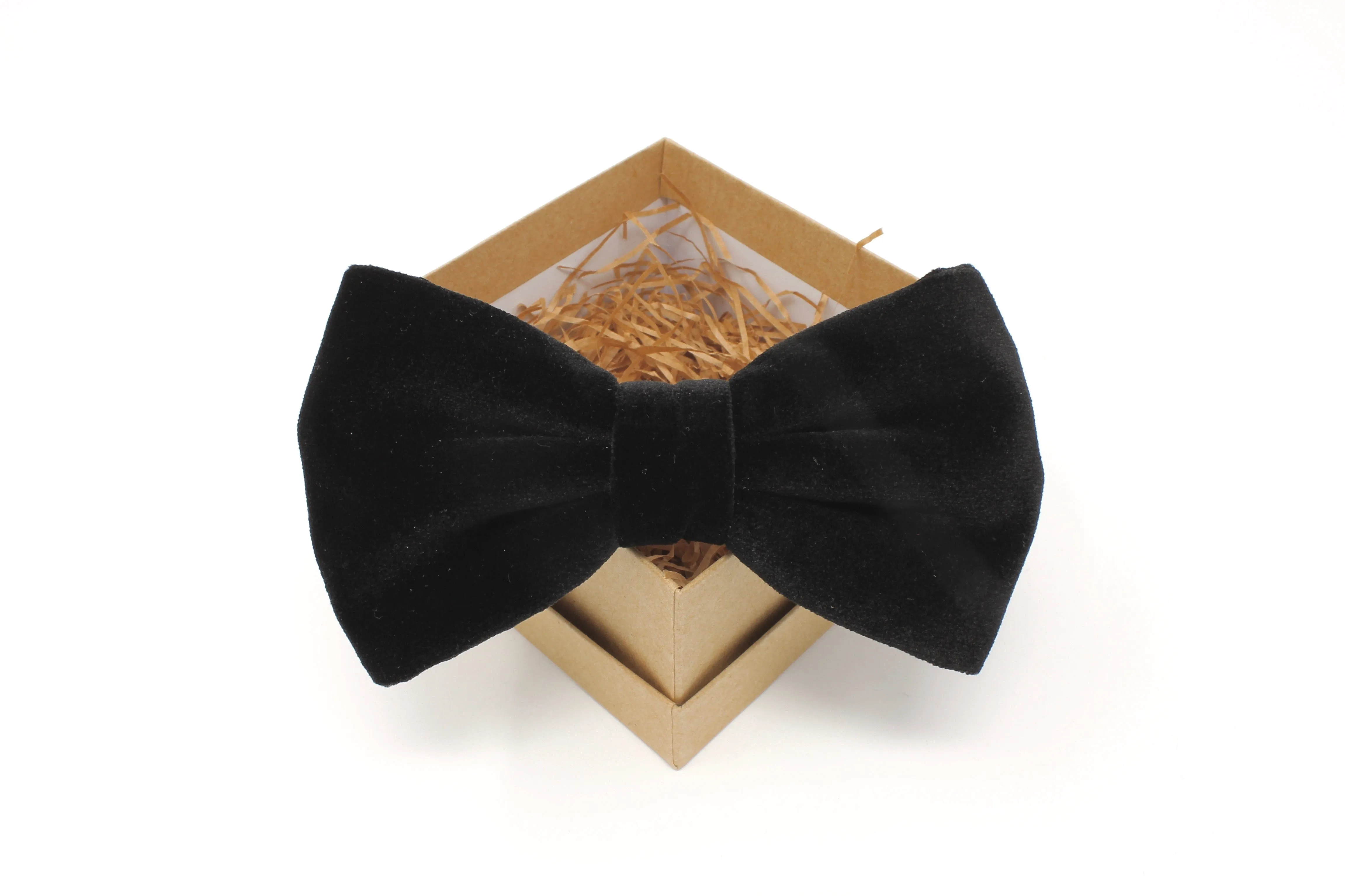 Black Velvet Bow Tie