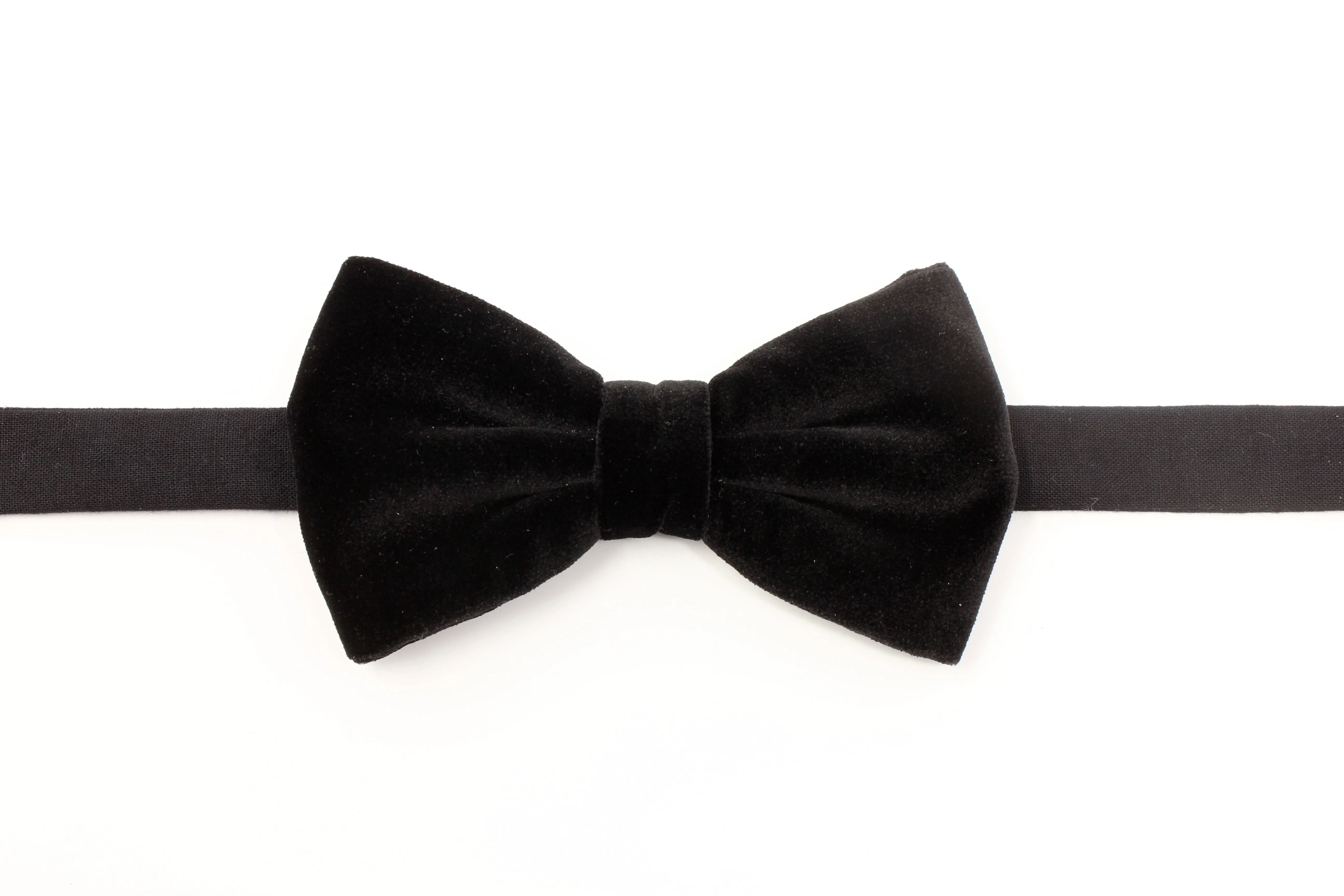 Black Velvet Bow Tie