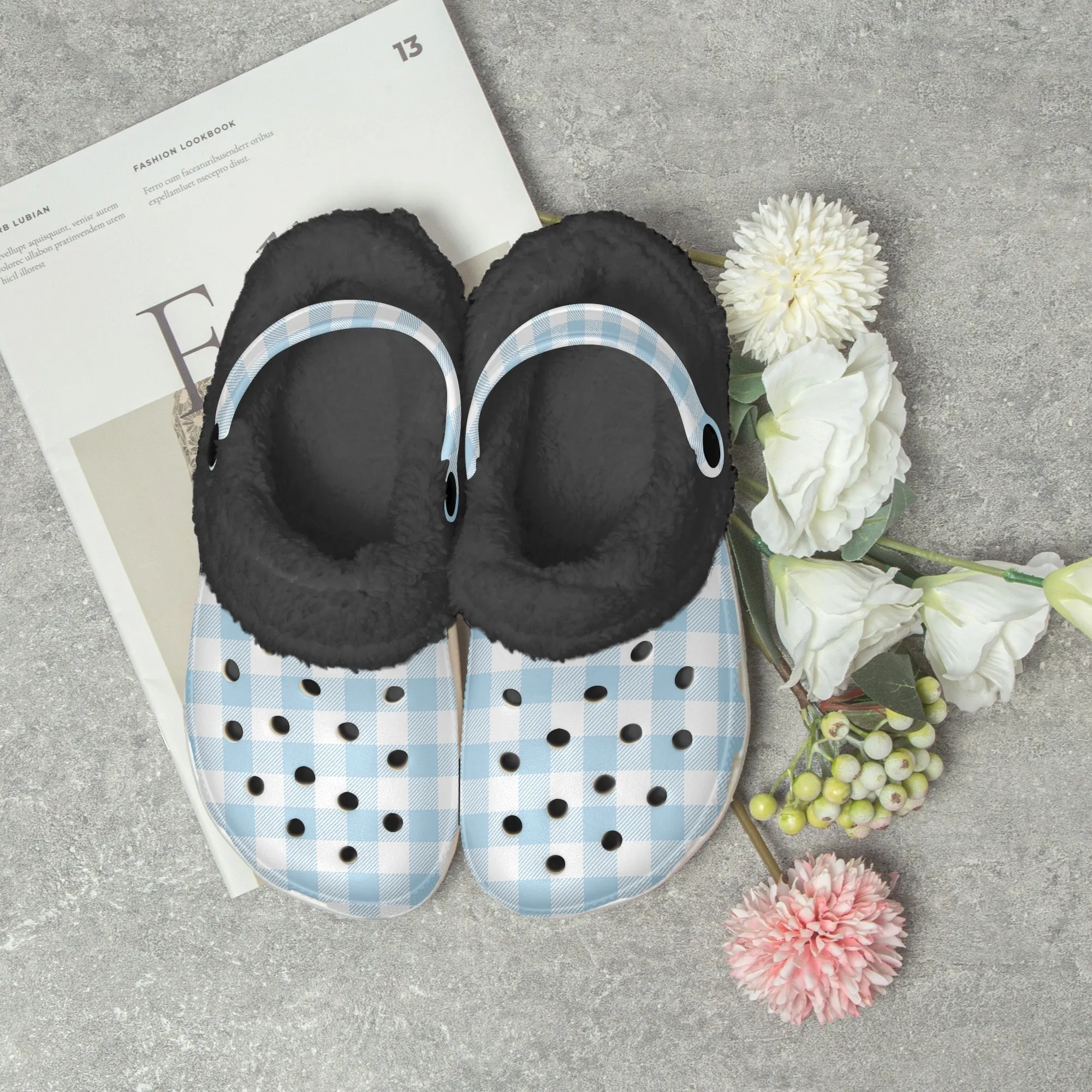Blue Checkered