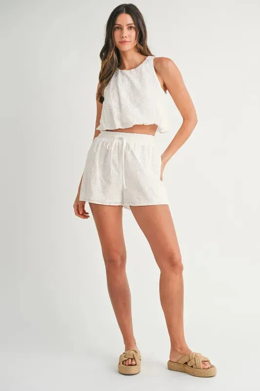 BREEZY EYELET SET