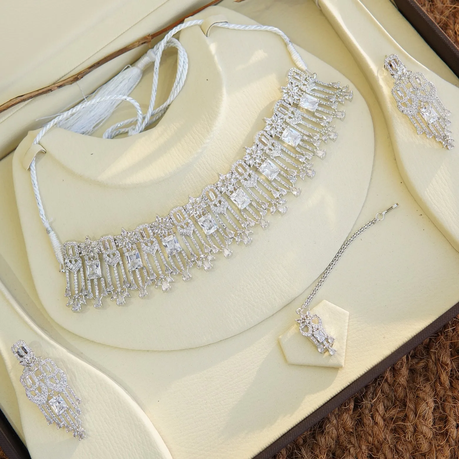 Bridal Luxury American Diamonds Set