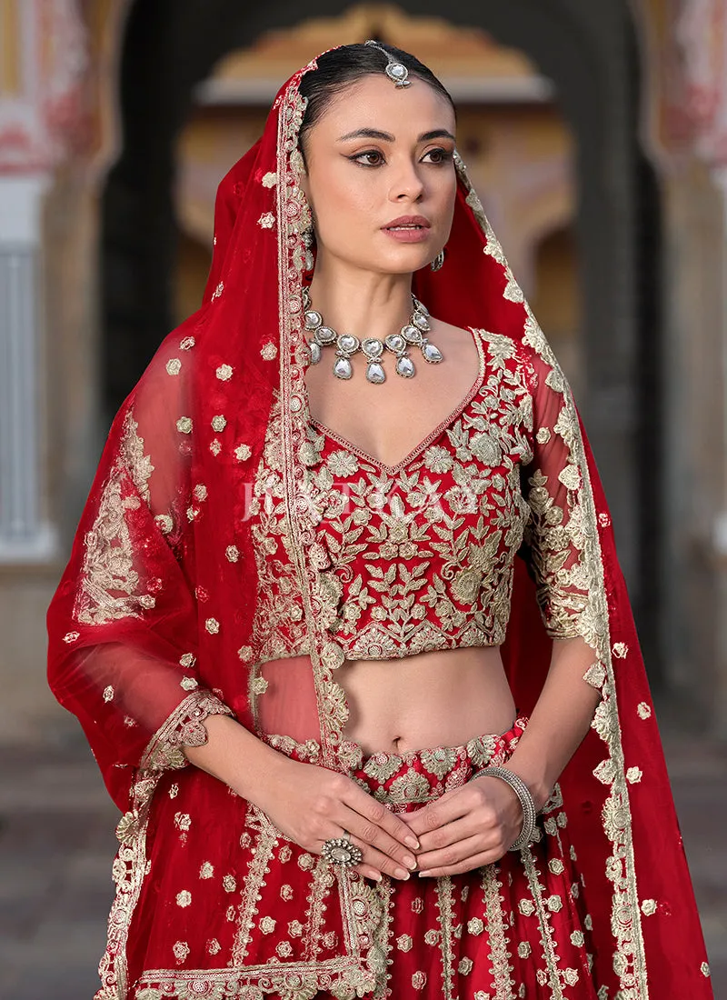 Bridal Red Wedding Lehenga Choli