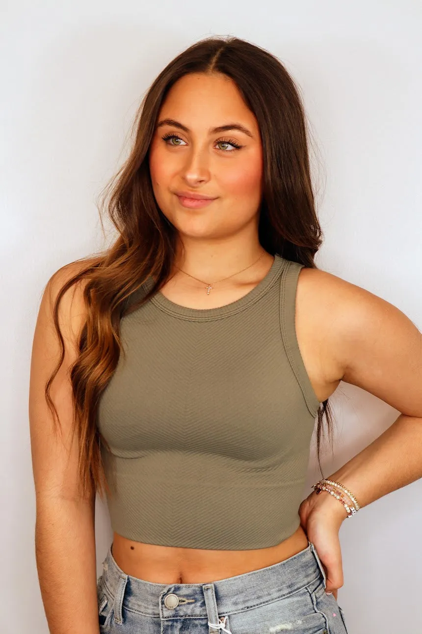 Brielle Tank Velvet Sage