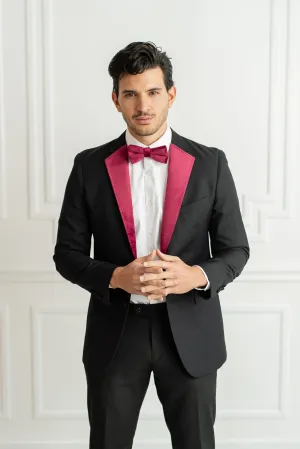 Burgundy Velvet Lapels