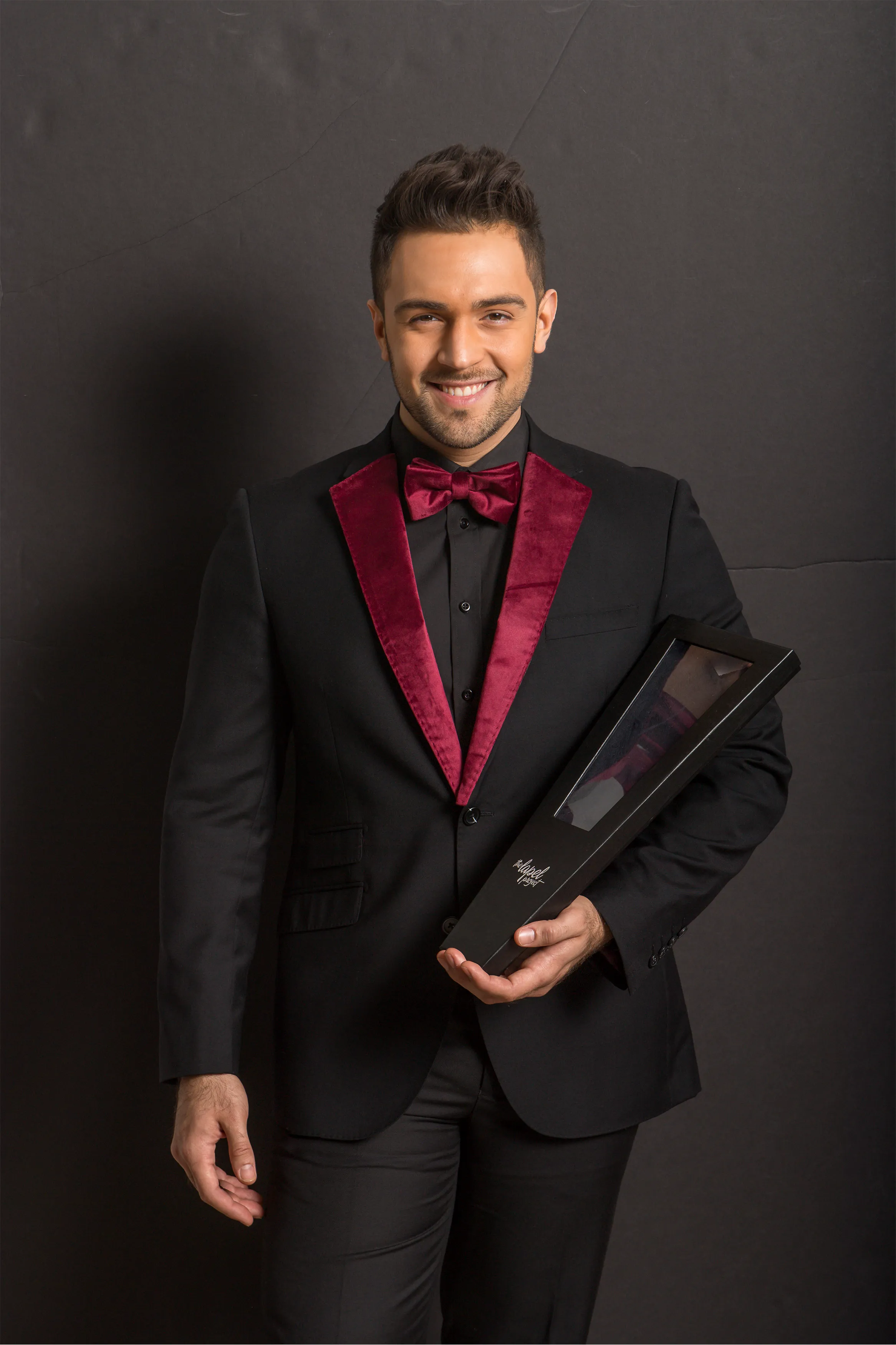 Burgundy Velvet Lapels