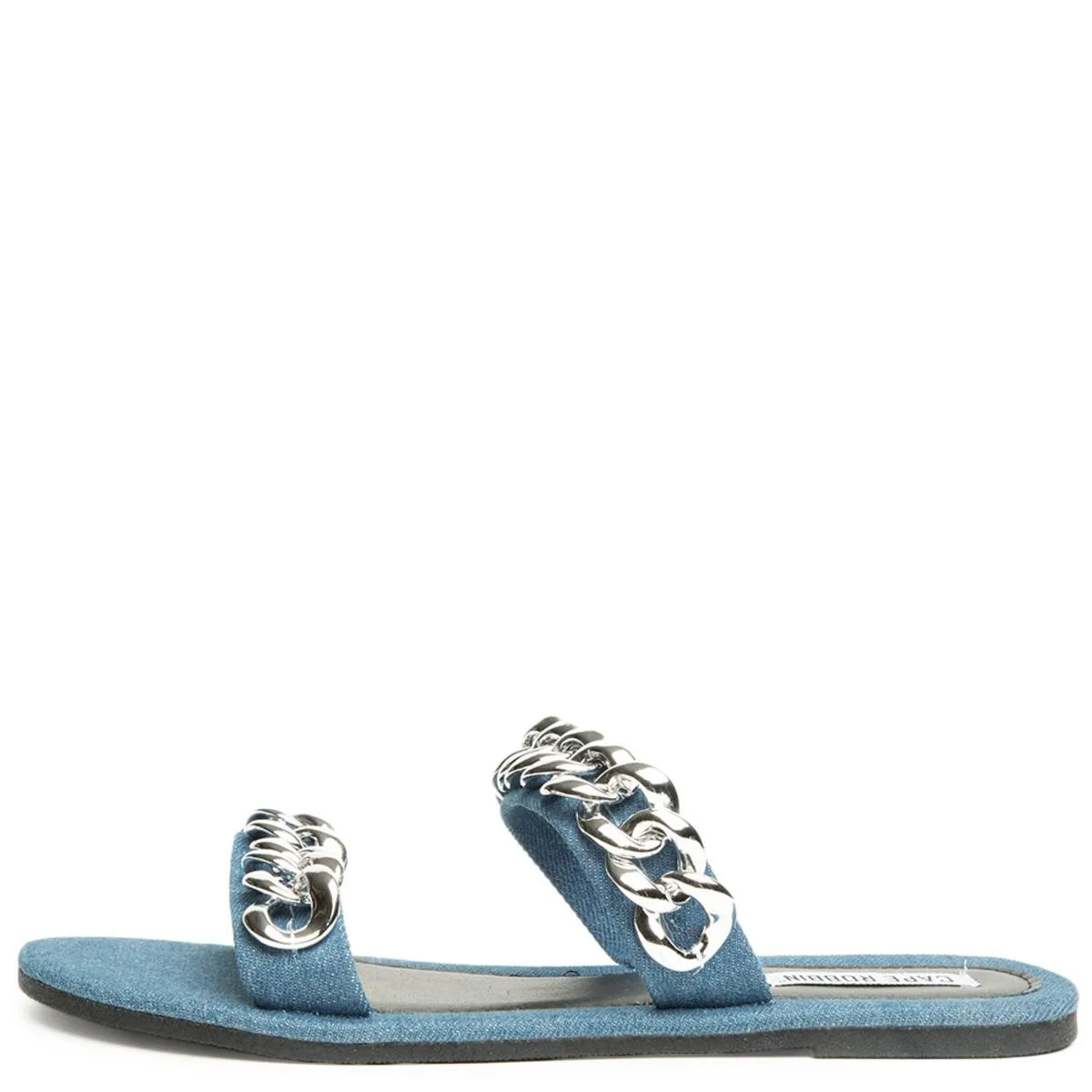 Cape Robbin Leela-8 Denim Sandal Denim Blue
