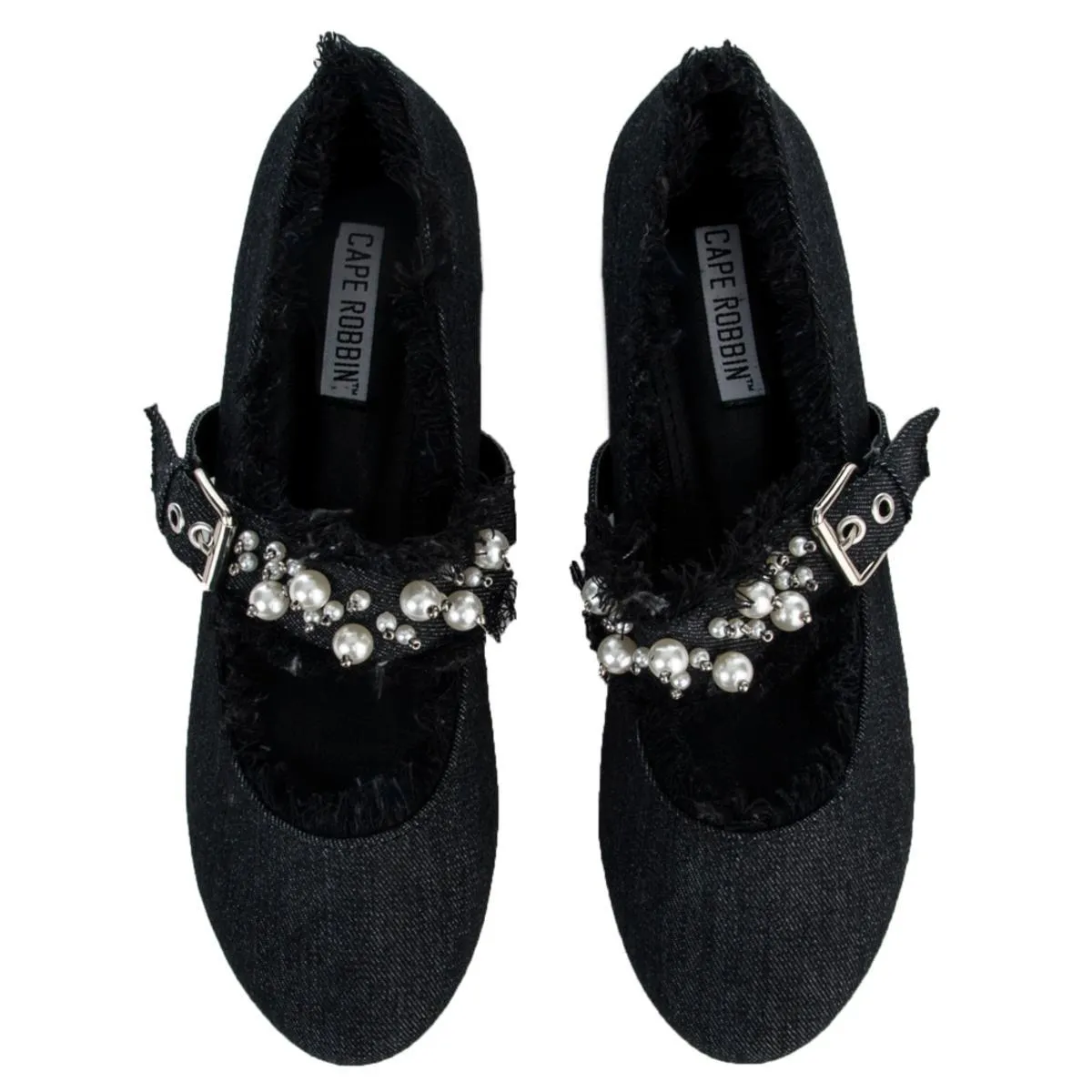 Cape Robbin Penny-1 Black Flats BLACK
