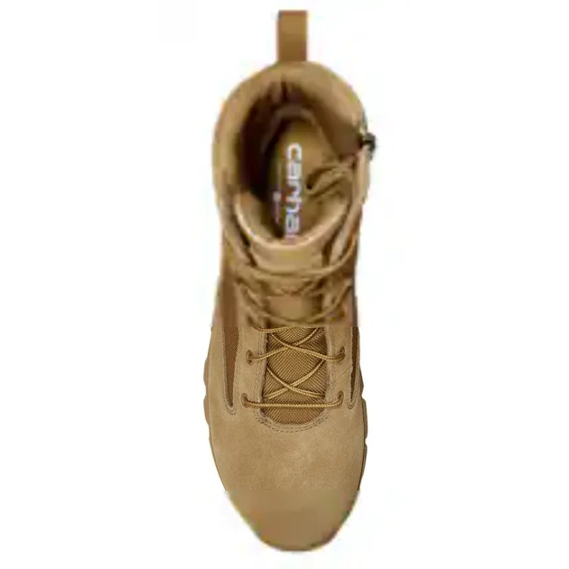 Carhartt Men's Gilmore 8" Soft Toe Waterproof Side Zip Hiker Boot- Khaki - FH8022 -M