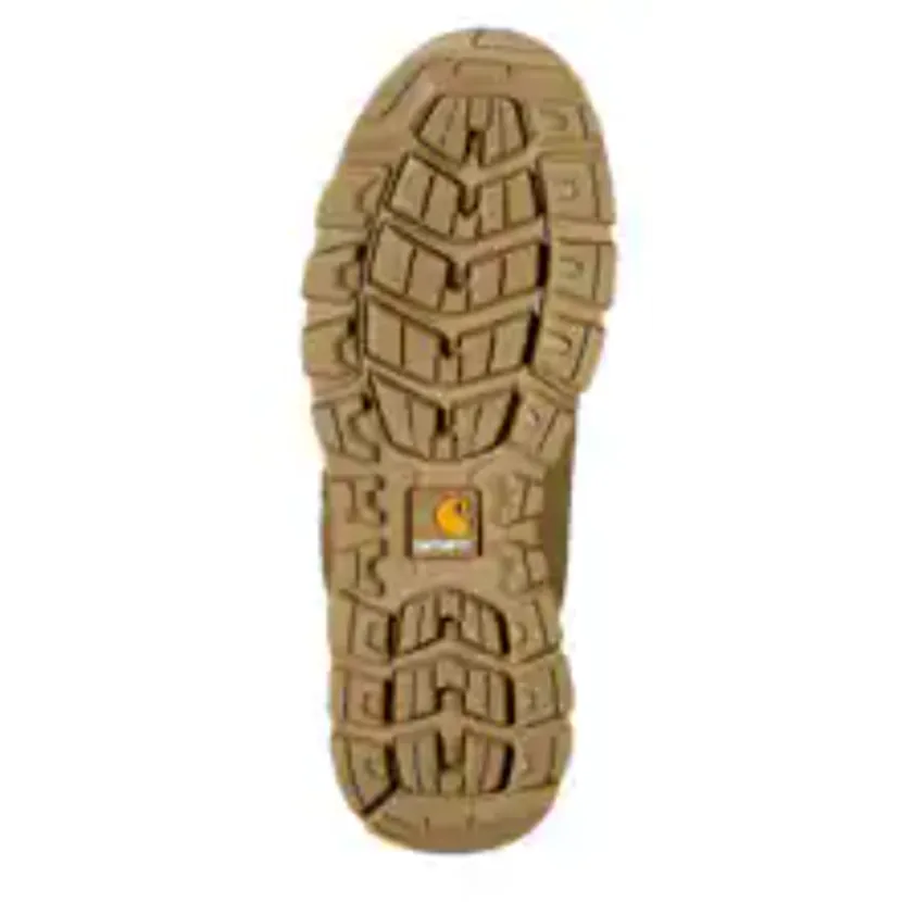 Carhartt Men's Gilmore 8" Soft Toe Waterproof Side Zip Hiker Boot- Khaki - FH8022 -M