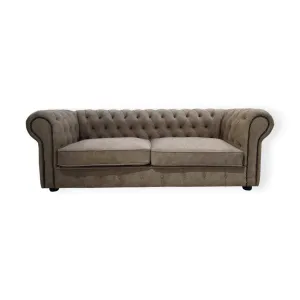 Chesterfield 3 Seater Oak